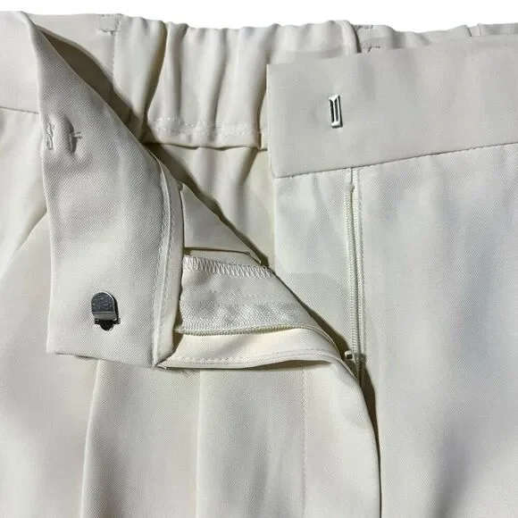 French Connection Women's Wide Leg Trouser Tan Size Medium - Picture 12 of 16